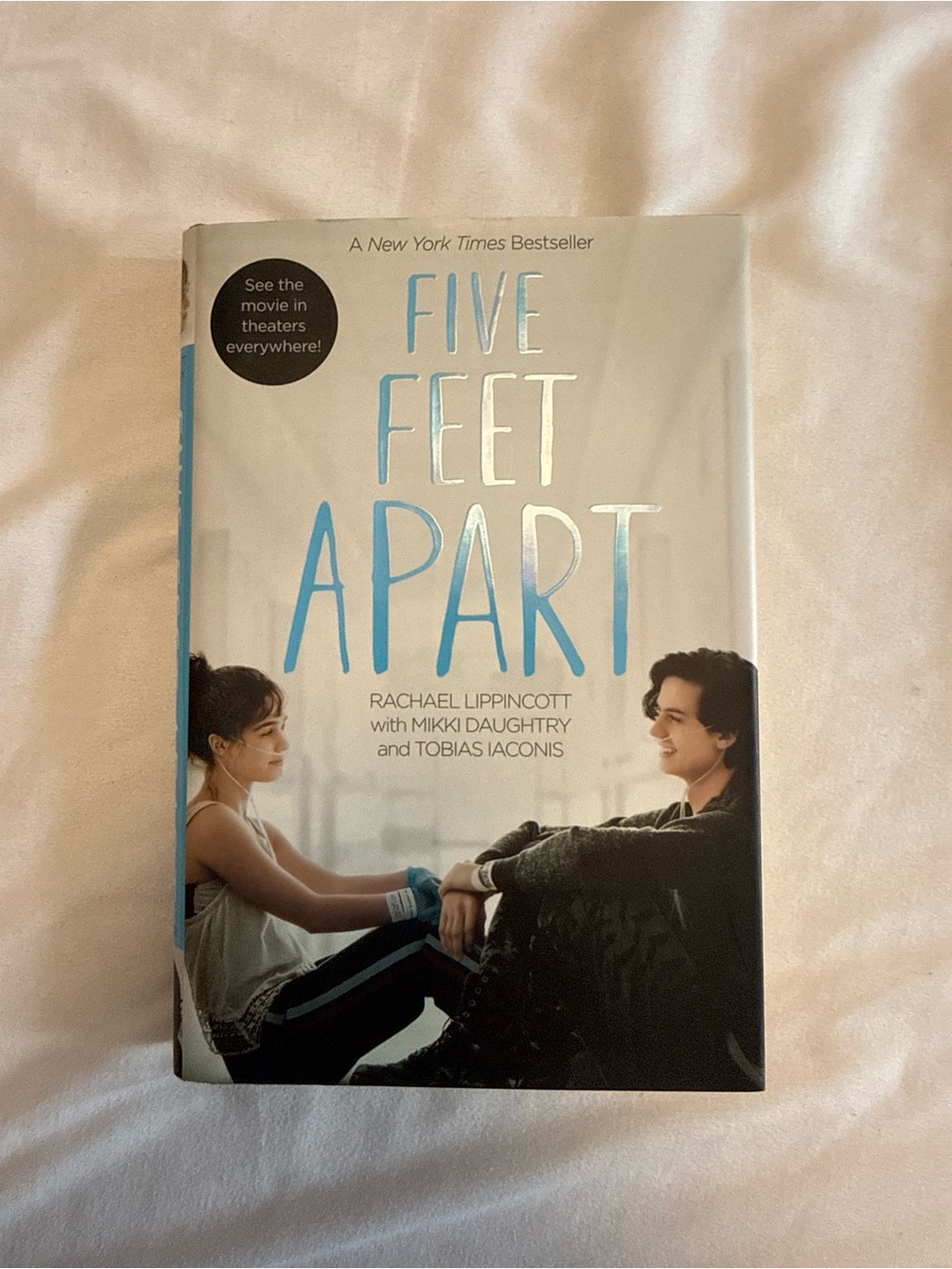Five Feet Apart Hardcover by Rachael Lippincott - White & Blue Cover